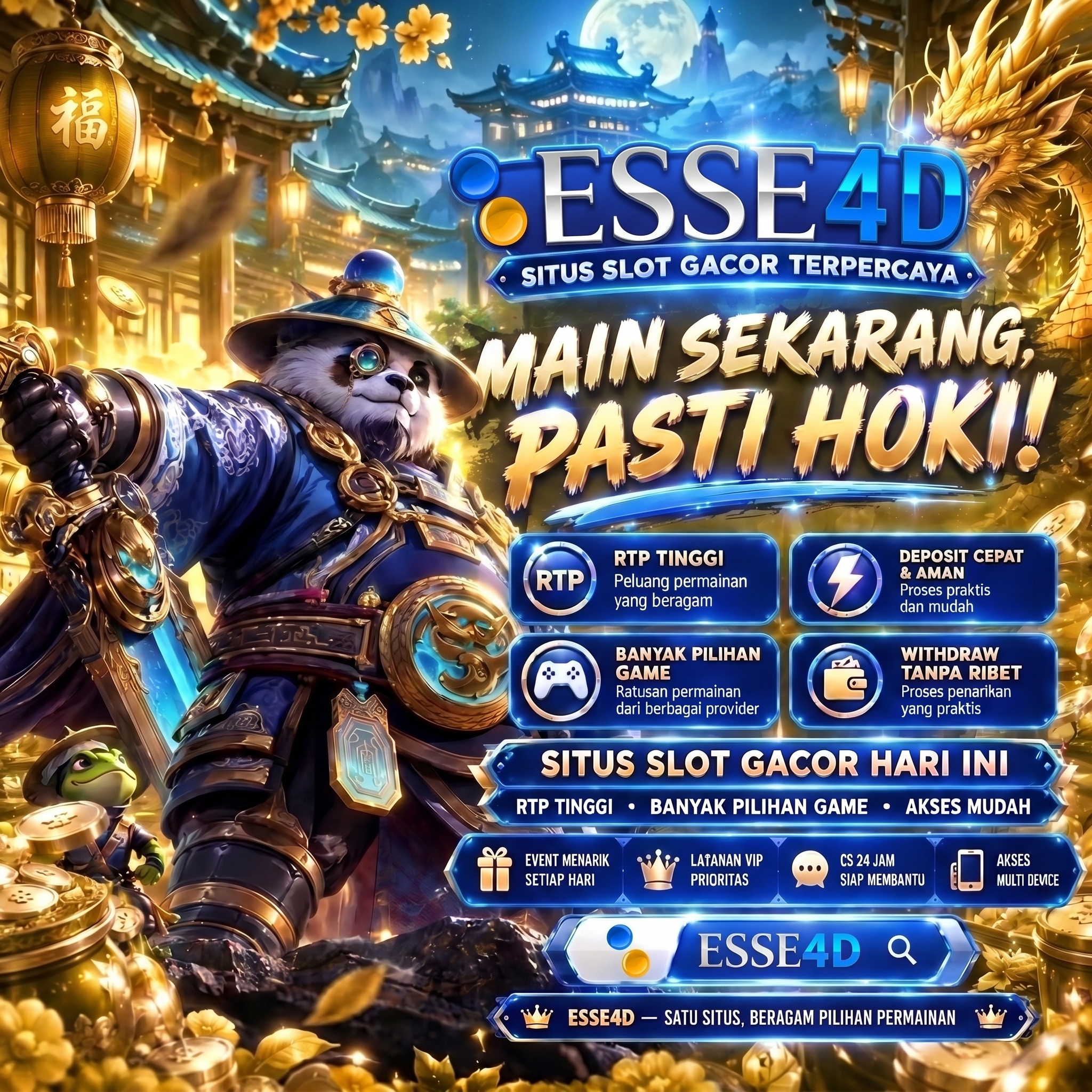 ESSE4D : Situs Link Toto Macau Gacor - Slot88 Server Surabaya Terbaru